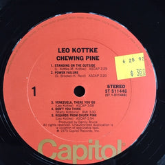 Leo Kottke : Chewing Pine (LP, Album, Ter)