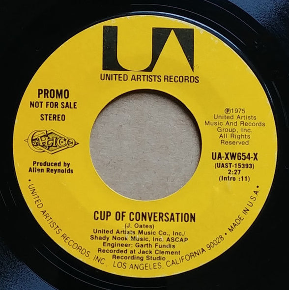 Calico (4) : Cup Of Conversation (7", Single, Promo)