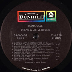 Mama Cass* : Dream A Little Dream (LP, Album, RE)