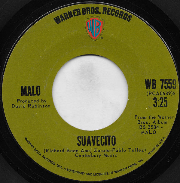 Malo (2) : Suavecito / Nena (7", Single, Styrene, Ter)