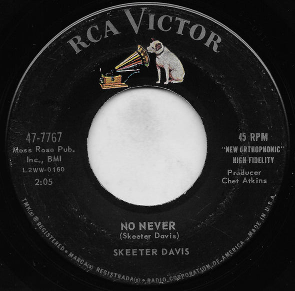 Skeeter Davis : (I Can't Help You) I'm Falling Too (7", Single, Ind)