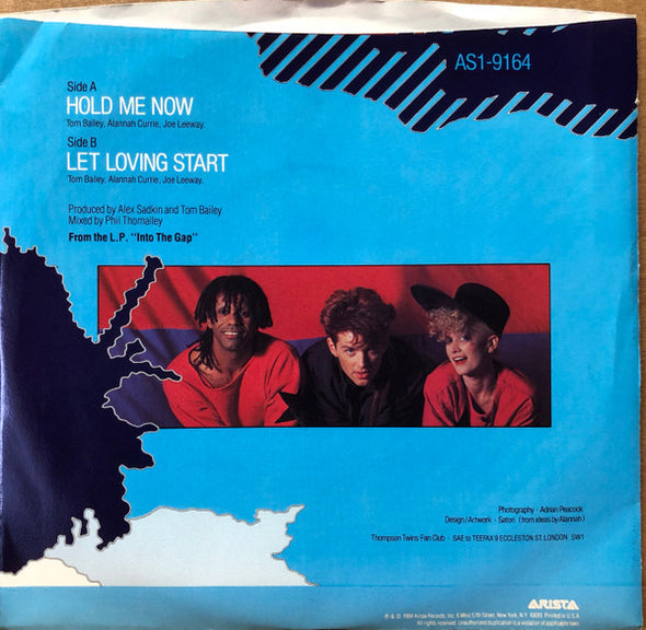 Thompson Twins : Hold Me Now (7", Single, Styrene, All)