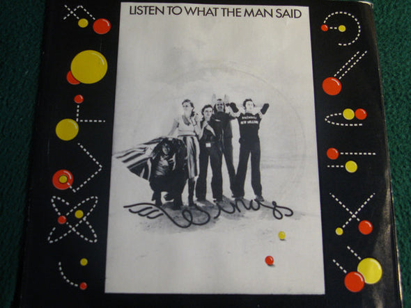 Wings (2) : Listen To What The Man Said (7", Single, Jac)