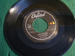 Wings (2) : Listen To What The Man Said (7", Single, Jac)