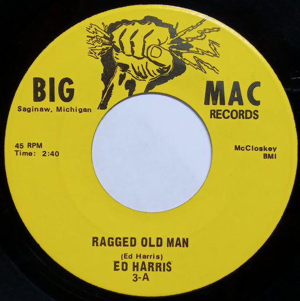 Ed Harris (10) : Ragged Old Man / Blue Mood Tonight (7")