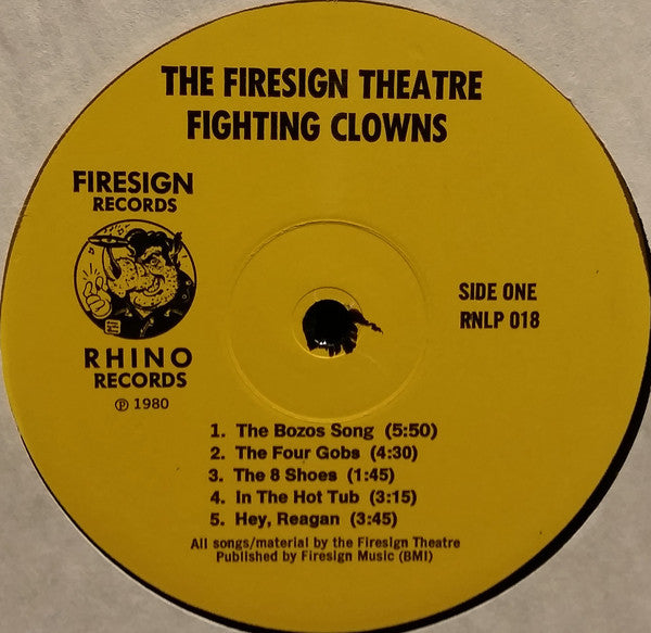 The Firesign Theatre : Fighting Clowns (LP, Album)