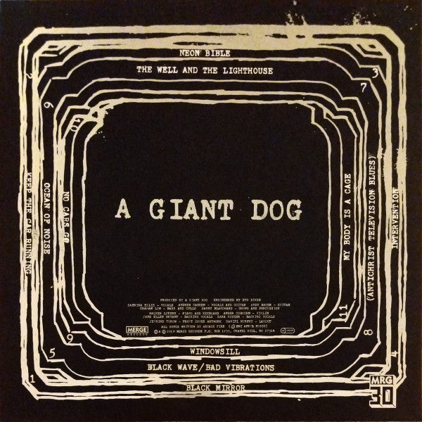 A Giant Dog : Neon Bible (LP, Album, Ltd, Pur)
