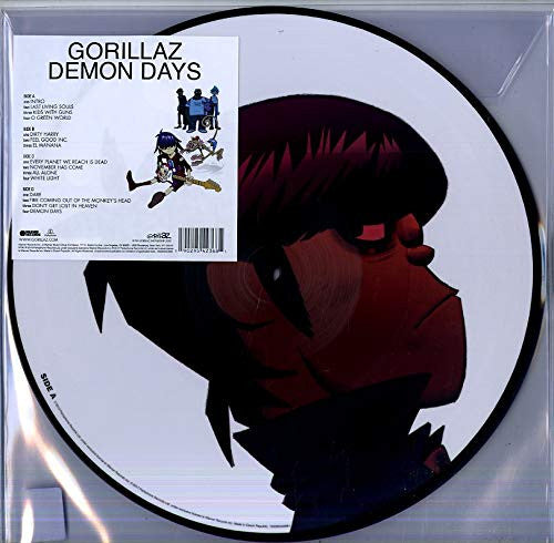 Gorillaz : Demon Days (2xLP, Album, Pic, RE)