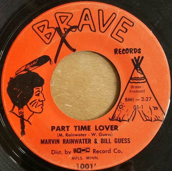 Marvin Rainwater & Bill Guess : Part Time Lover / That Aching Heart (7", Single)