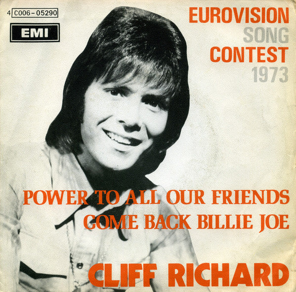 Cliff Richard - Power To All Our Friends (7", Single) (VG)3