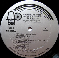 Barry DeVorzon* & Perry Botkin, Jr.* : R.P.M. (The Original Motion Picture Soundtrack) (LP)