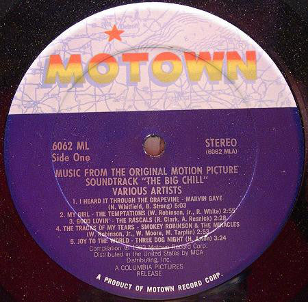 Various : The Big Chill (Original Motion Picture Soundtrack) (LP, Comp, Car)