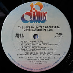 Love Unlimited Orchestra : Music Maestro Please (LP, Album, San)