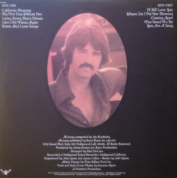 Jim Weatherly : The Songs Of Jim Weatherly (LP, Album)