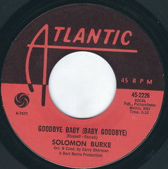 Solomon Burke : Goodbye Baby (Baby Goodbye) (7", Styrene, Mon)