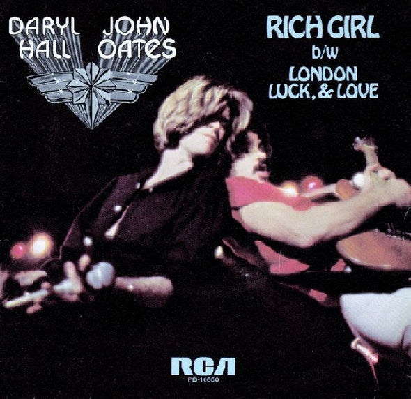 Daryl Hall & John Oates : Rich Girl (7", Single, Ind)