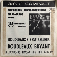 Boudleaux Bryant : Boudleaux's Bestsellers: Selections From His Hit Album  (7", EP, Promo, Ind)