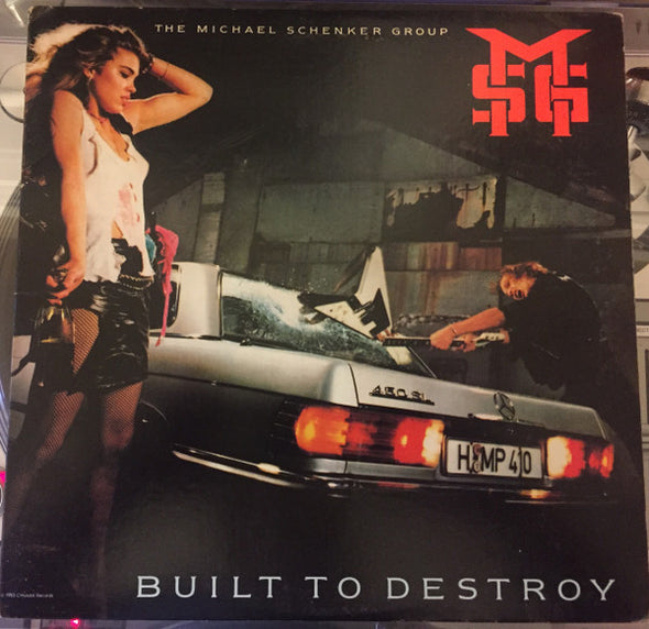 The Michael Schenker Group : Built To Destroy (LP, Album, Car)