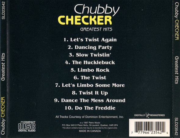 Chubby Checker : Greatest Hits (CD, Comp, RM)
