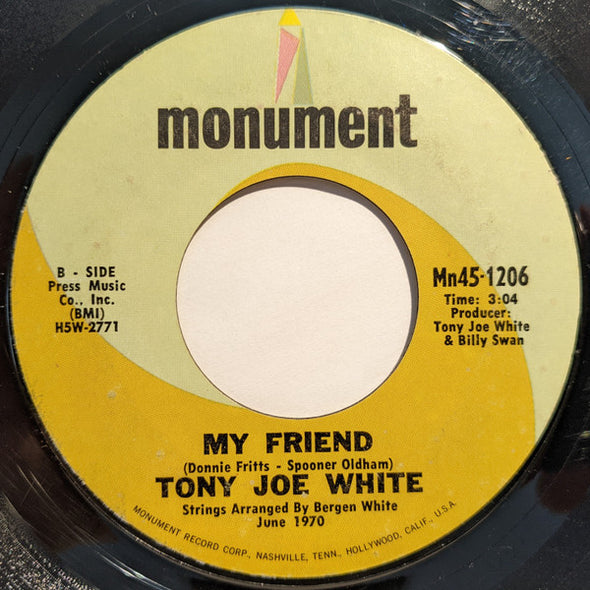 Tony Joe White : Save Your Sugar For Me (7", Single, Pit)