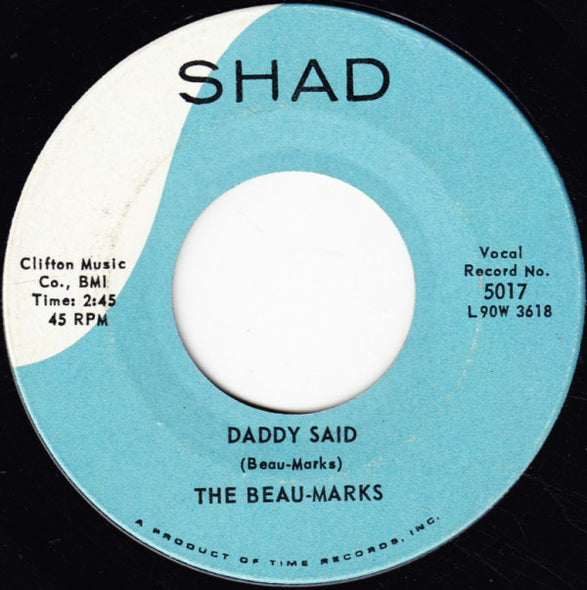 The Beau-Marks* : Clap Your Hands / Daddy Said (7", Roc)