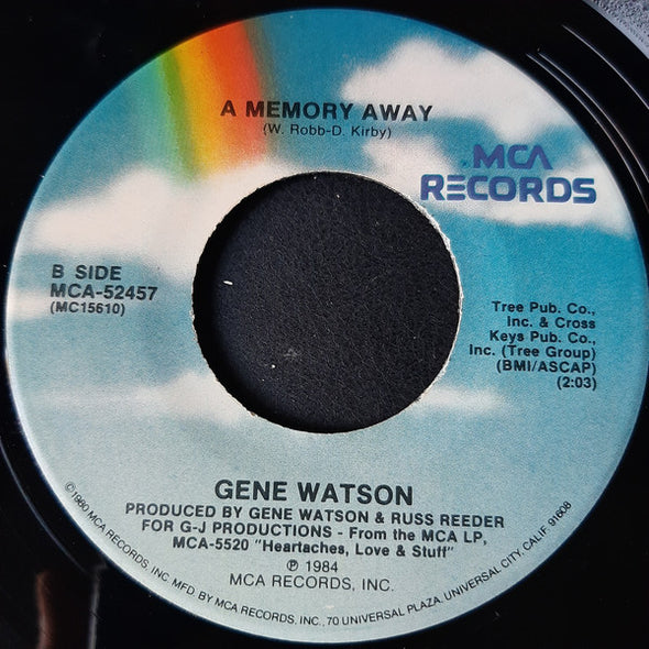 Gene Watson : Got No Reason Now For Goin' Home / A Memory Away (7", Single, Pin)