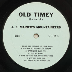 J. E. Mainer's Crazy Mountaineers* : J.E. Mainer's Crazy Mountaineers - Volume 1 (LP, Comp)