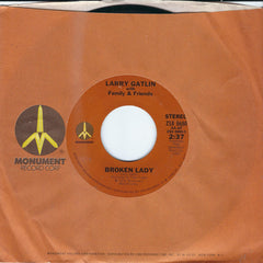 Larry Gatlin : Broken Lady / The Heart (7", Single, Styrene, Ter)
