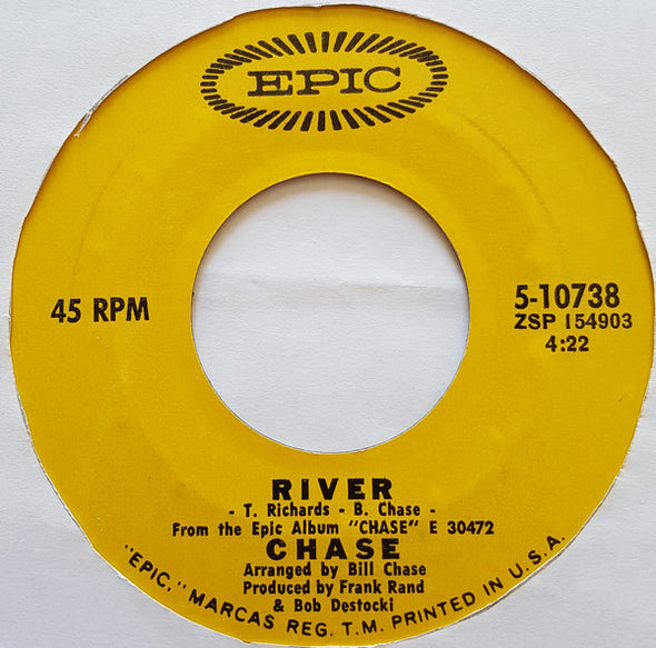 Chase (5) : Get It On / River (7", Single, Styrene, Pit)