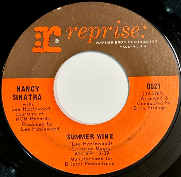 Nancy Sinatra / Nancy Sinatra With Lee Hazlewood* : Sugar Town / Summer Wine (7", Single, Styrene, San)