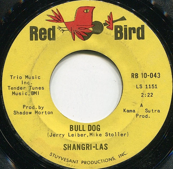 Shangri-Las* : I Can Never Go Home Any More / Bull Dog (7", Single, Styrene, She)