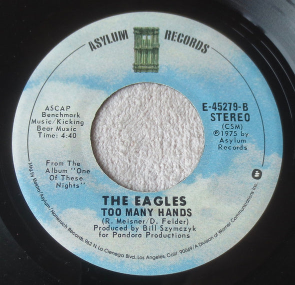 The Eagles* : Lyin' Eyes (7", Single, CSM)