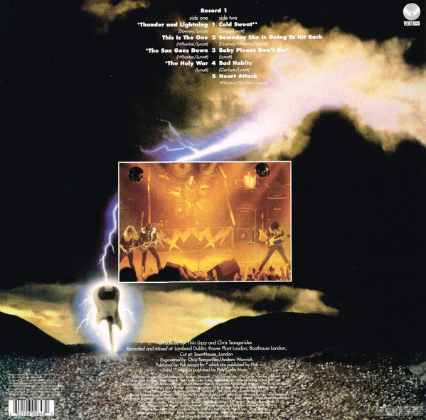 Buy Thin Lizzy : Thunder And Lightning (LP, Album, RE, 180) Online