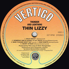 Thin Lizzy : Thunder And Lightning (LP, Album, RE, 180)