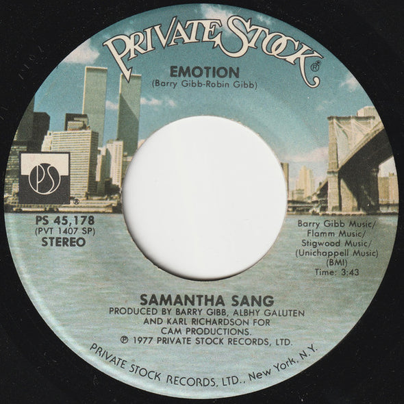 Samantha Sang : Emotion (7", Single, Spe)