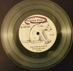 Currer Bell : Entropy King / Gemini (7", Num, Cle)