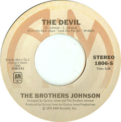 Brothers Johnson : I'll Be Good To You (7", Styrene, Pit)