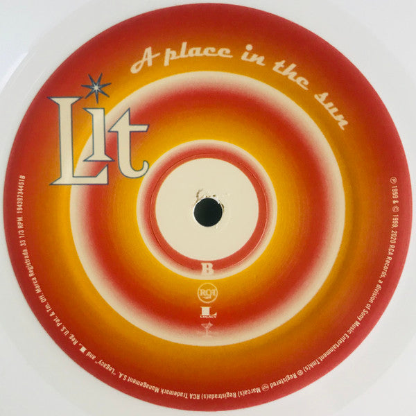 Lit : A Place In The Sun (LP, Album, RE, Whi)