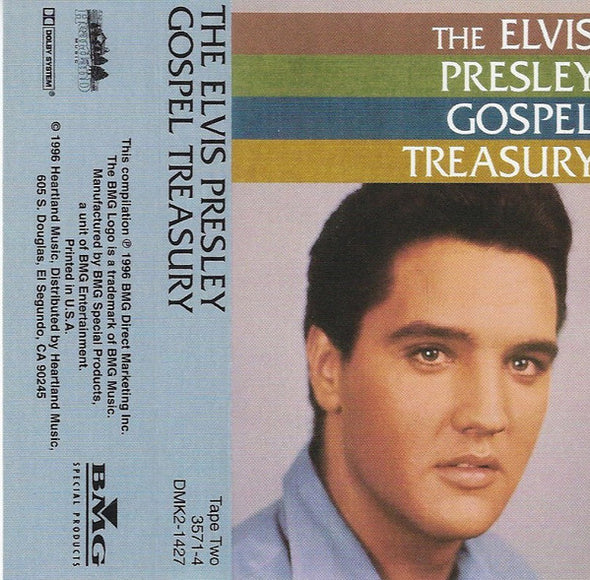 Elvis Presley : The Elvis Presley Gospel Treasury (2xCass, Comp)