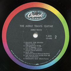 Merle Travis : The Merle Travis Guitar (LP, Album, Mono, RE, Scr)
