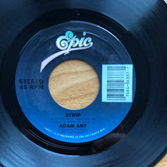 Adam Ant : Strip (7", Single, Styrene, Car)