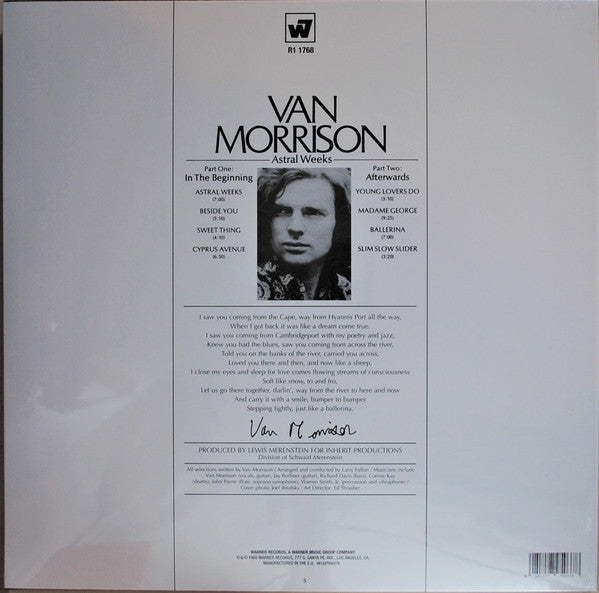 Buy Van Morrison : Astral Weeks (LP, Album, RE, RP, 180) Online