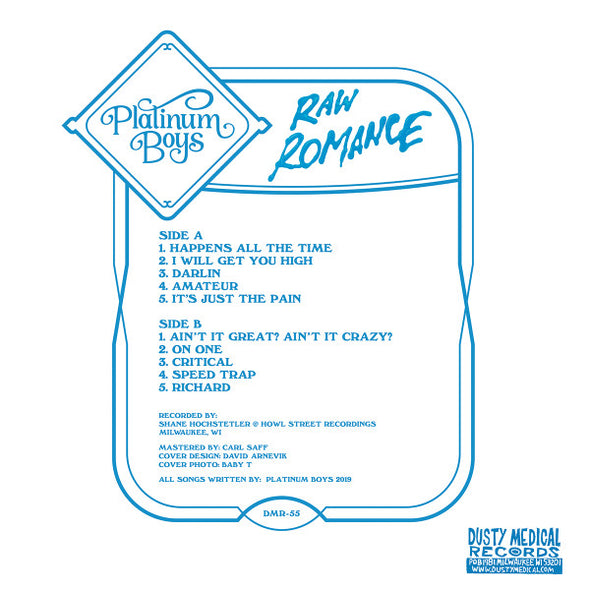 Platinum Boys : Raw Romance (LP, Album)