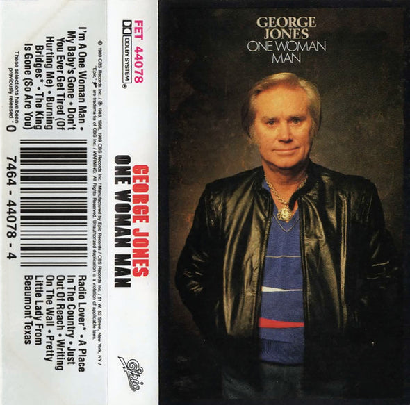 George Jones (2) : One Woman Man (Cass, Album, Dol)