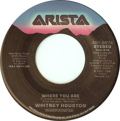 Whitney* : Where Do Broken Hearts Go (7", Single, Spe)