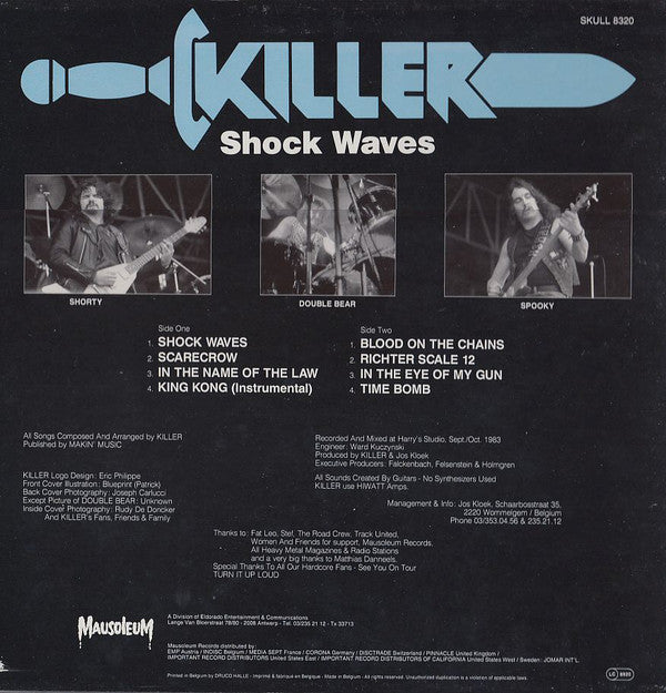 Buy Killer (10) : Shock Waves (LP, Album) Online for a great price