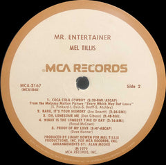 Mel Tillis : Mr. Entertainer (LP, Album, RE, Pin)