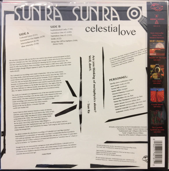 Sun Ra And His Outer Space Arkestra* : Celestial Love (LP, Album, RE)