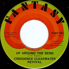 Creedence Clearwater Revival : Run Through The Jungle / Up Around The Bend (7", Single, Mono, Ind)