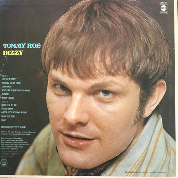 Tommy Roe : Dizzy (LP, Album, Ter)